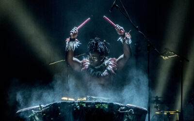 drummer in Cirque Kalabanté