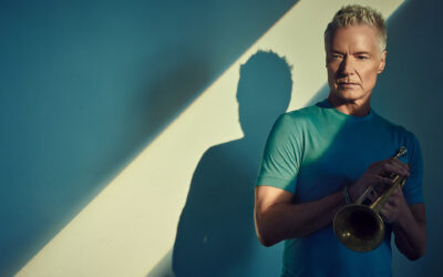 Jazz trumpeter Chris Botti holding a trumpet